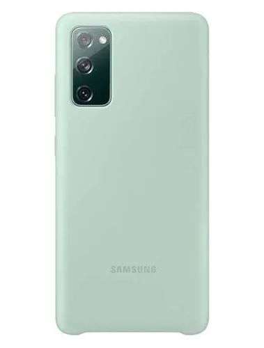 [Тамбов, возм., и др.] Чехол Samsung Silicone Cover, для Samsung Galaxy S20 FE, мятный