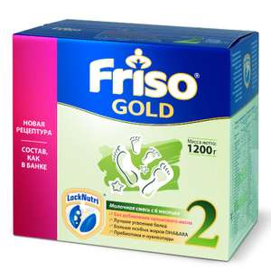 Смесь Friso Gold 2 LockNutri 1200г с 6 месяцев 3 шт. (731,84₽ за 1 шт.)