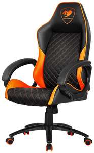 Компьютерное кресло COUGAR Fusion игровое, черный/оранжевый