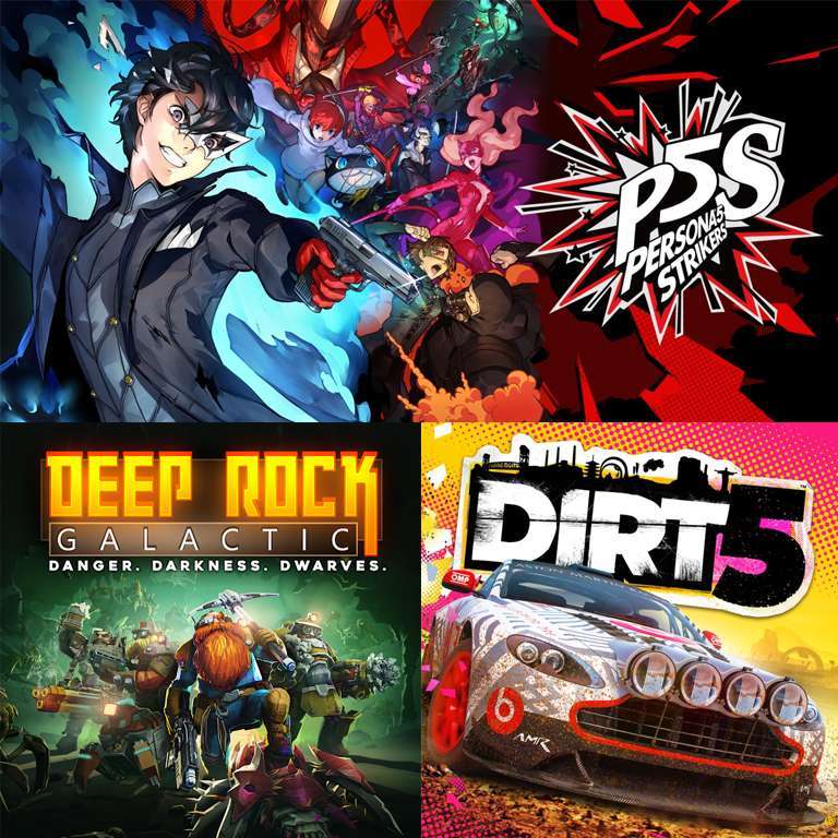 [PS] Бесплатные игры января для подписчиков PlayStation Plus (Deep Rock Galactic, Persona 5 Strikers, DiRT 5)