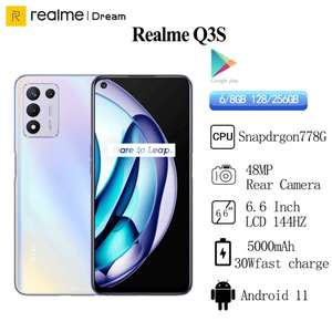 Смартфон Realme Q3s 6+128 Гб (14127₽ с купоном на 2500₽)