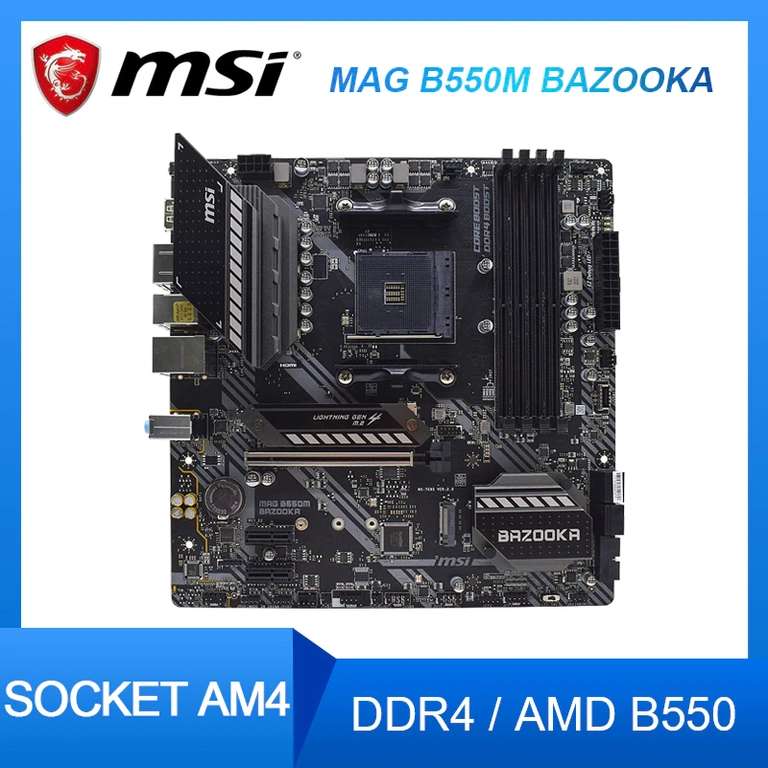 Материнская плата MSI MAG B550M BAZOOKA PCI-E 4.0 M.2