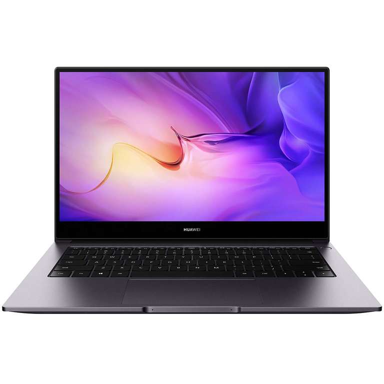 Ноутбук HUAWEI MateBook D 14 NbB-WAI9 (IPS, Intel Core i3-10110U, 8 ГБ, SSD 256 ГБ, Intel UHD Graphics 620, Windows 10 Home)
