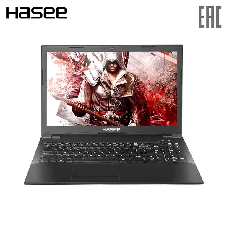 Игровой ноутбук Hasee 15.6" IPS/ G5400 3.70 GHz / GTX1050 4ГБ/ 8ГБ/ 256ГБ SSD