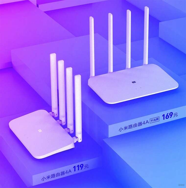 Новые Wi-Fi роутеры Xiaomi Router 4A/ 4A Gigabit за $26.27 и $33.76