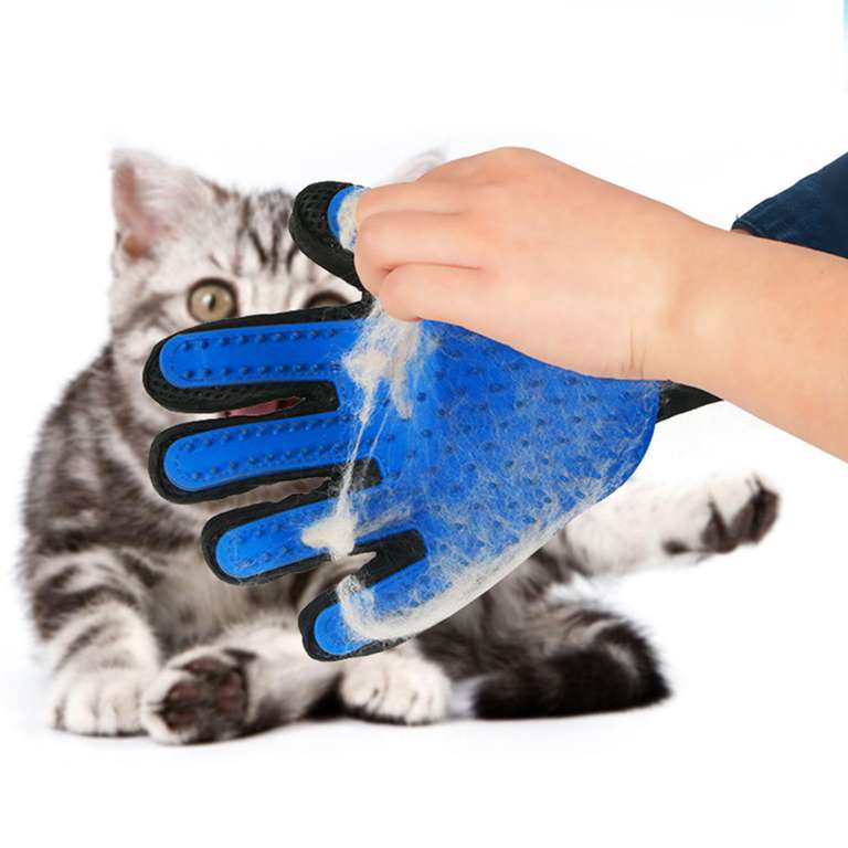 Перчатка для расчесывания шерсти домашних животных за 1,5$