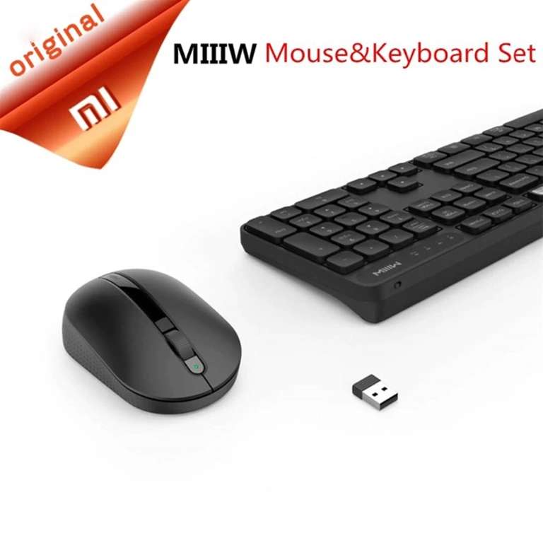 Клавиатура и мышка Xiaomi MIIIW. Цена 21.99$