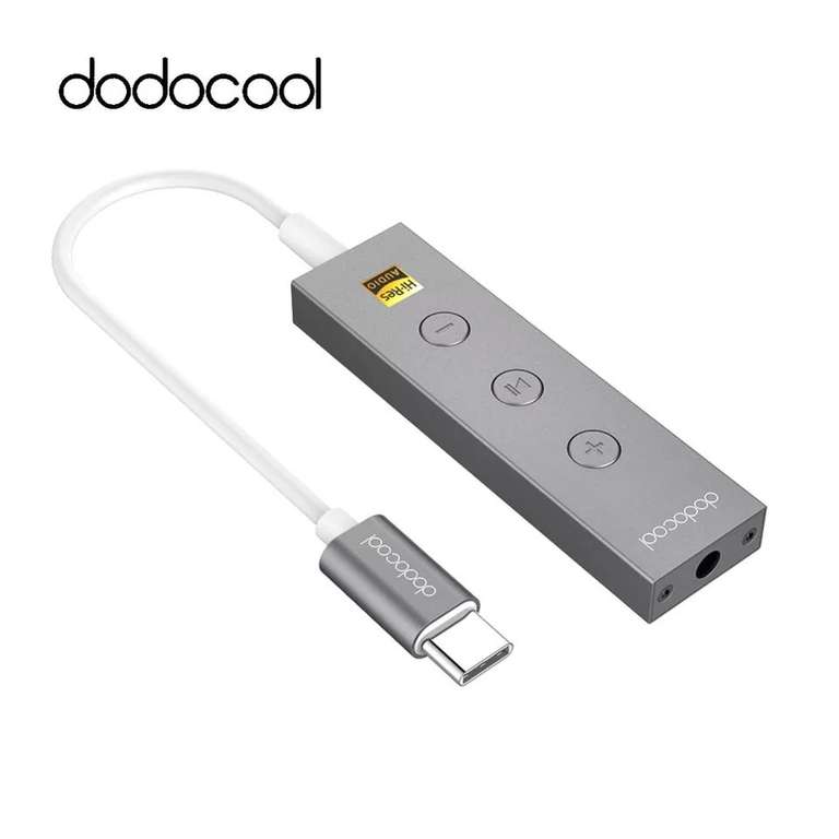 Dodocool Hi-Res Audio мобильный ЦАП для улучшения качества звука