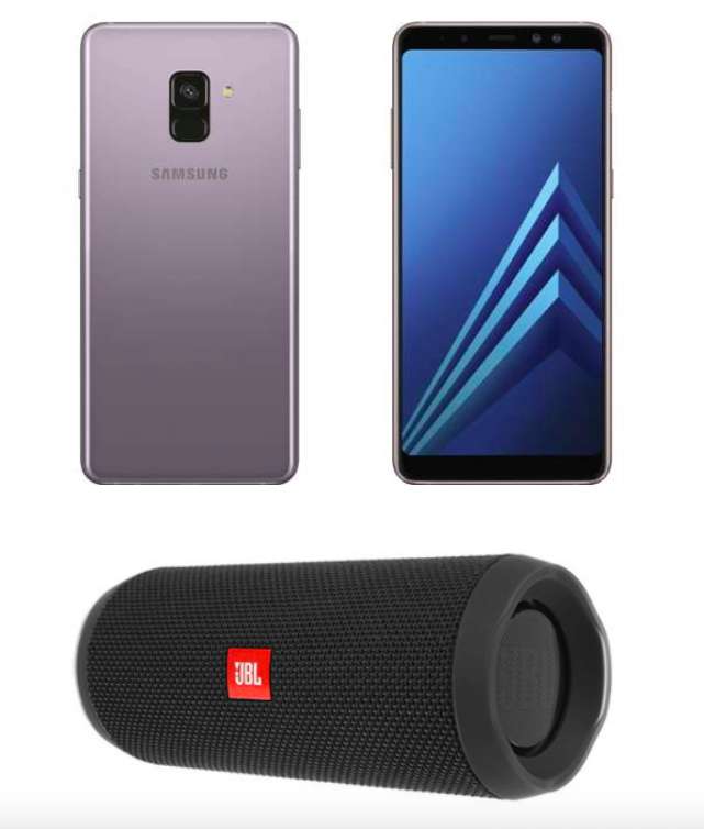 Samsung Galaxy A8 (2018) + JBL Flip 4
