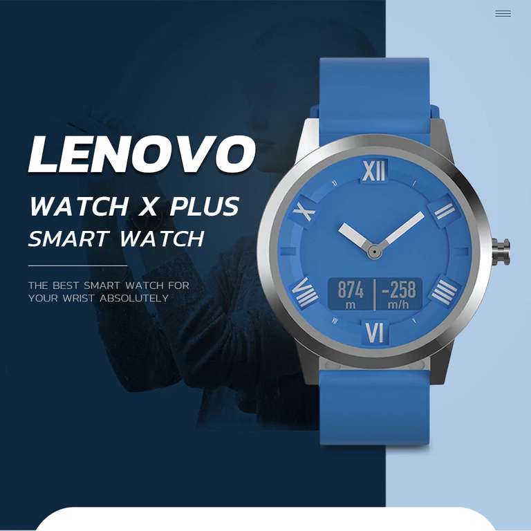 Смарт часы Lenovo Watch X Plus за 47.99$