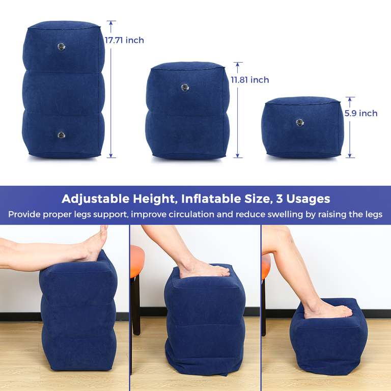 HM021 Надувная подушка для ног c регулируемой высотой за 11.19$