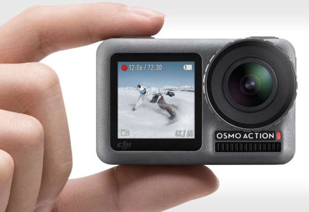 DJI Osmo Action - экшн камера с двумя экранами, HDR и стабилизацией RockSteady