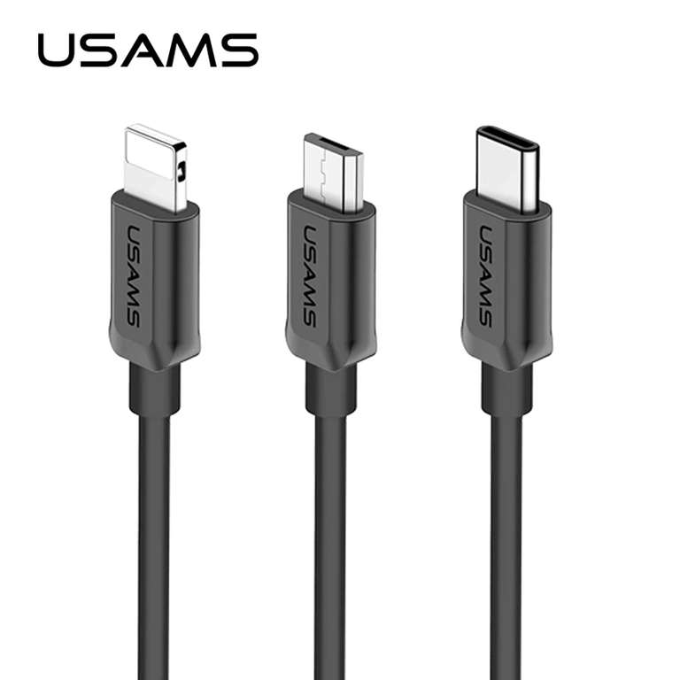 Акция на кабели USAMS: Купи один - получи два