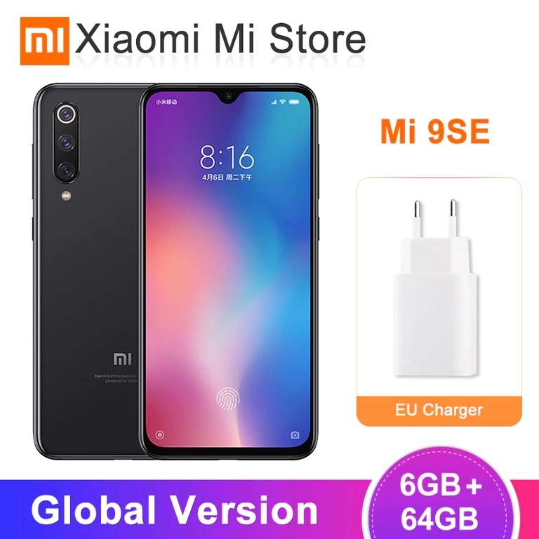 Xiaomi Mi 9 SE 6+64 ГБ Black (глобальная версия)
