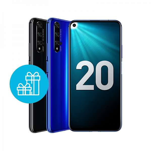 Honor 20 + Honor FlyPods + Honor Band 4 за 26 990