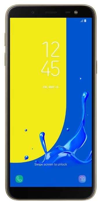 Смартфон Samsung Galaxy J6 (2018) 32GB золотой