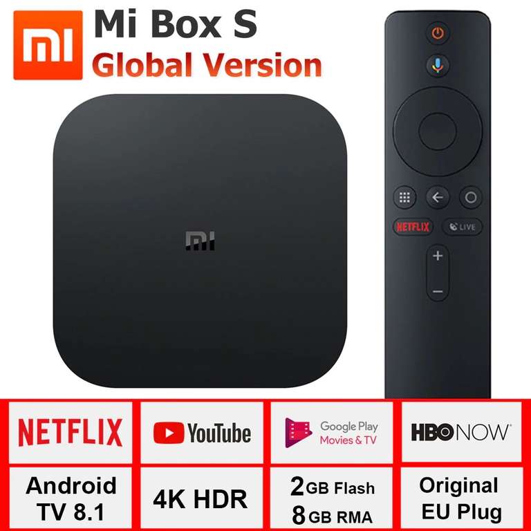 Xiaomi Mi TV Box S за 47$