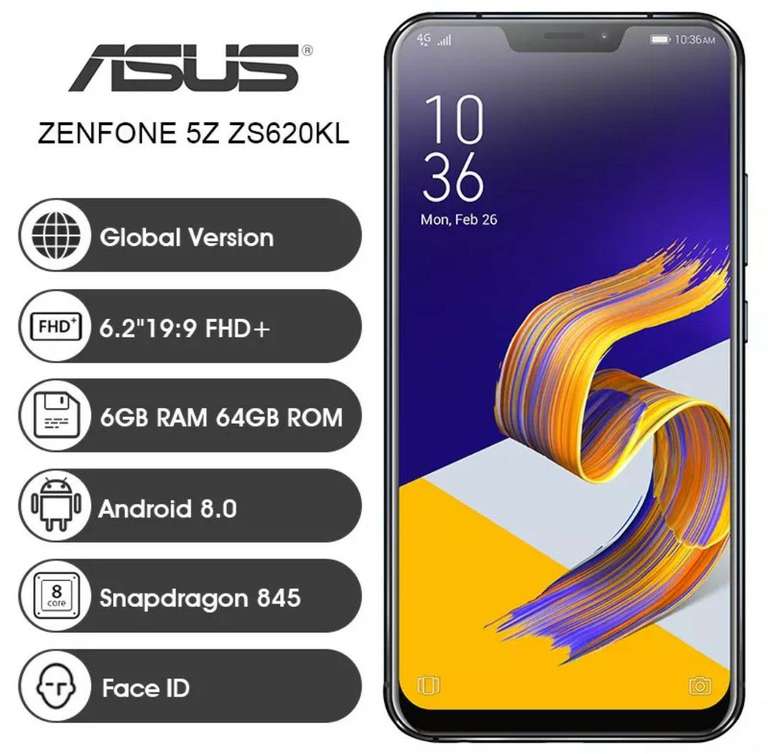 ASUS ZenFone 5Z,  (Snapdragon 845)