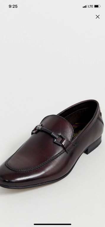 Туфли для джентльмена за 2190-3290р (напр. Бордовые кожаные лоферы Base London)