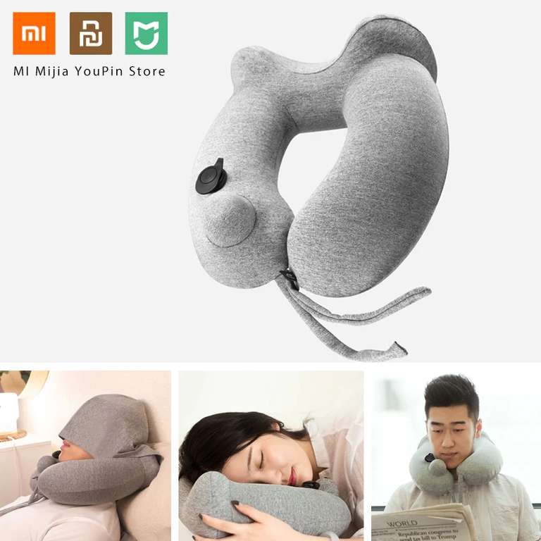 Xiaomi надувная подушка для шеи. Цена 11.99$