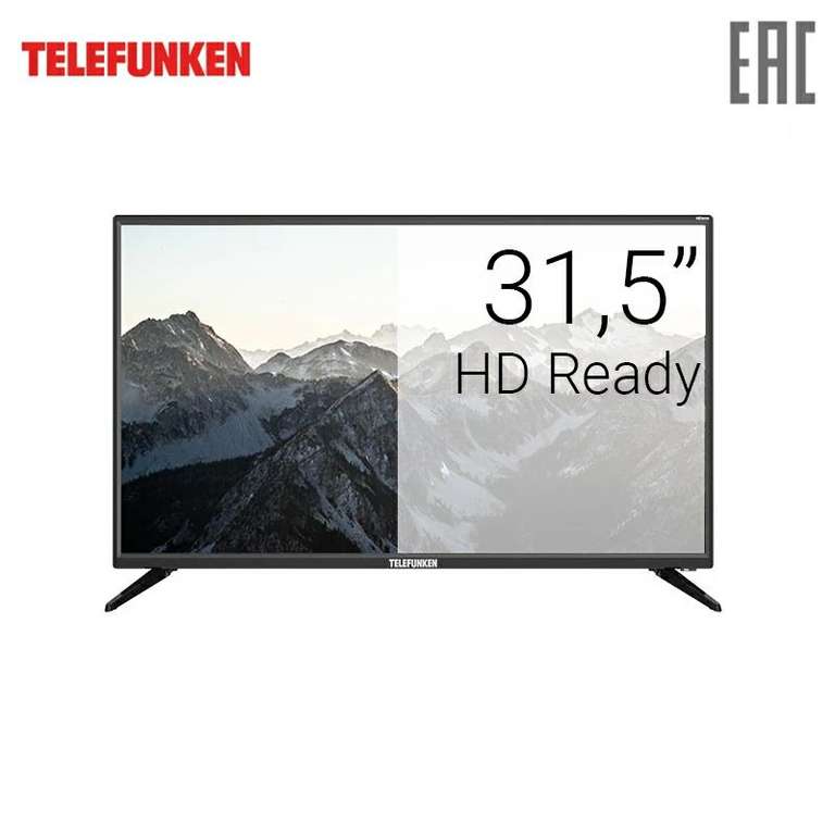Телевизор 31,5" Telefunken TF-LED32S93T2S HD Smart TV