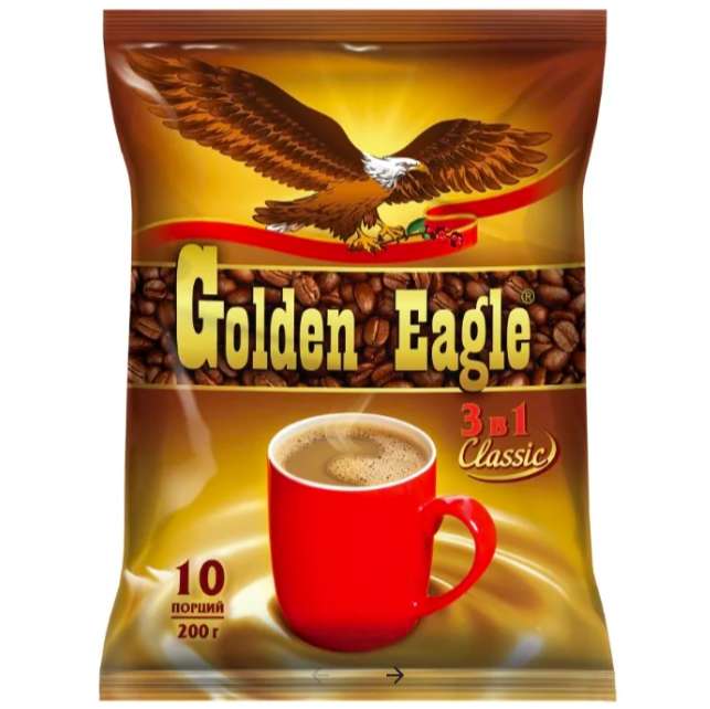 Кофе 3 в 1 Golden Eagle (10шт)