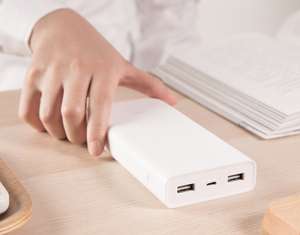 Xiaomi Mi Power Bank 2C 20000 mAh White (цена с баллами - 645₽, дешевле не было)