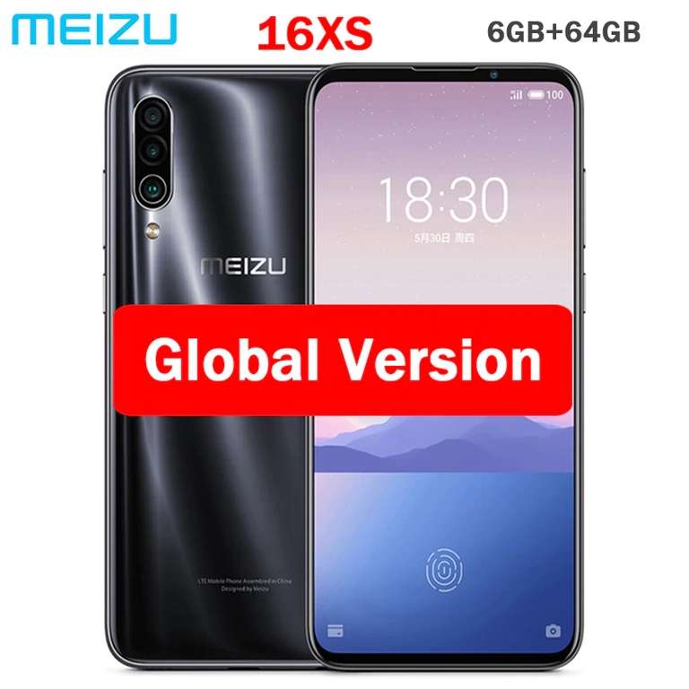 Смартфон Meizu 16XS Global Version (6/64, USB Type-C, Super AMOLED, Snapdragon 675) за 248$