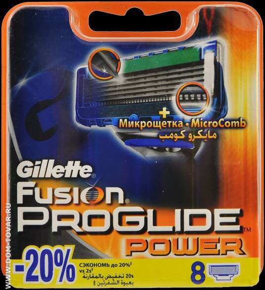 Кассеты Gillette Fusion Proglide 8шт в Магнит(екб)