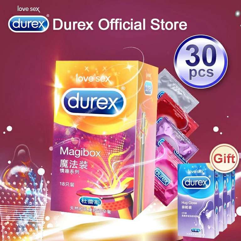 Комплект Durex Magicbox (18шт.) и HugClose (3*4шт.) + купоны продавца в описании