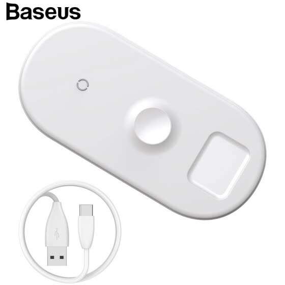 Беспроводное зарядное устройство Baseus smart 3 в 1 за 22.99$