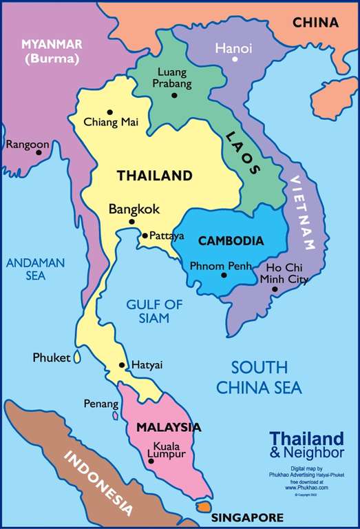 Путешествие по Юго-Восточной Азии из Москвы: Малайзия, Мьянма, Таиланд, Лаос, Камбоджа, Вьетнам в одной поездке. 40к руб за все билеты.