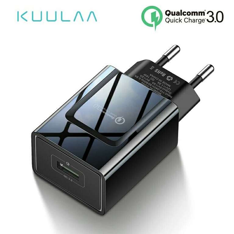 Зарядное устройство KUULAA на 18W с поддержкой QC 3.0