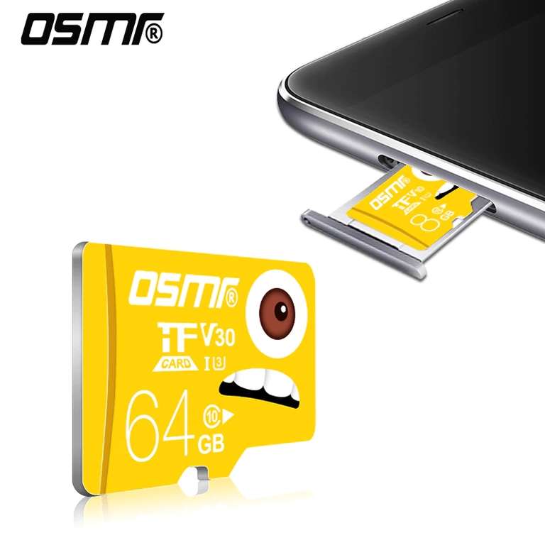 Micro SD карты OSMR (напр. 64 Гб)