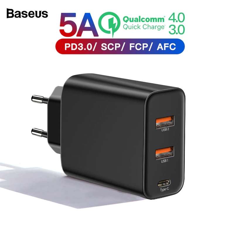 60W зарядное устройство Baseus Charging Quick Charger