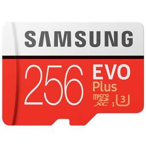 Карта памяти Samsung EVO Plus 256 ГБ 100 МБ / с