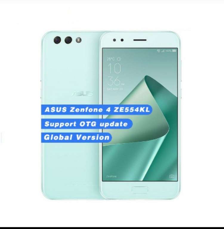 Глобальная версия ASUS Zenfone 4 ZE554KL 4G 64G Смартфон 5.5 '' Octa Core Snapdragon 630 NFC Android Мобильный телефон OTA Обновление