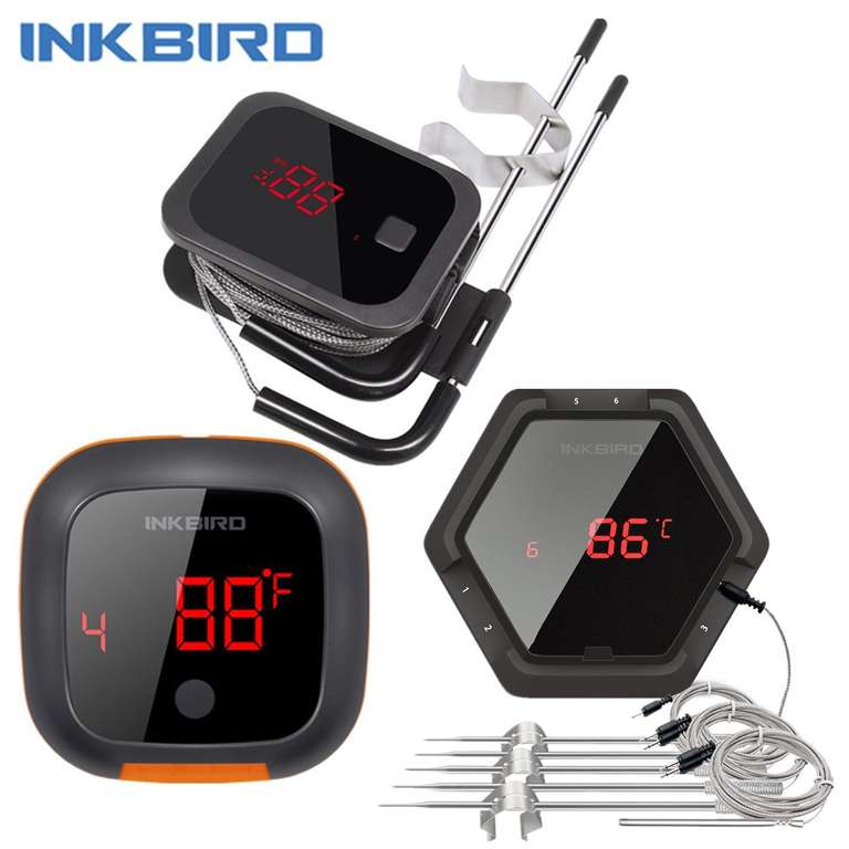 Беспроводной термометр для барбекю Inkbird IBT 2X 4XS F001 за 21,24$