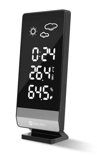 Термометр-гигрометр-часы Digoo DG-TH11400