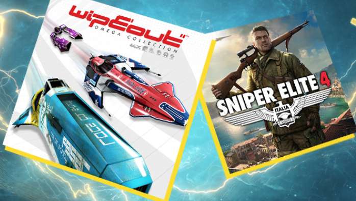 Playstation Plus - бесплатные игры августа по подписке: Wipeout Omega Collection + Sniper Elite 4 (PS4)