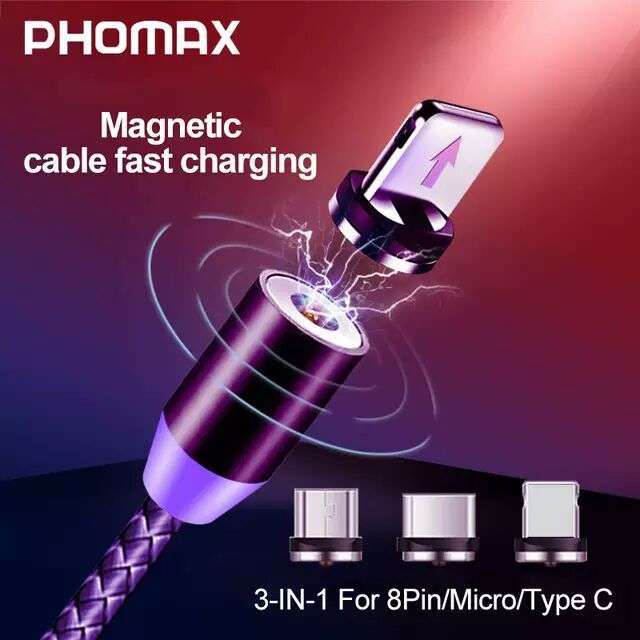 Магнитный кабель PHOMAX 3 в 1 (на выбор) 1 метр