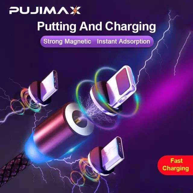 Магнитный кабель PUJIMAX (Type-С / MicroUSB)