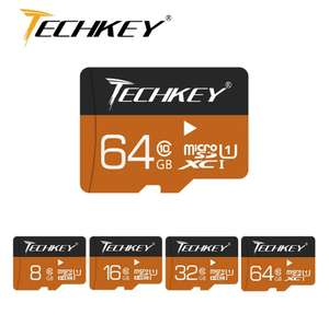 Techkey, Micro SD 64 ГБ, class10,(отзывы на 4.9*)