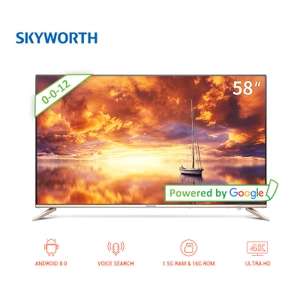 Телевизор 58'' Skyworth 58G2A 4K AI TV Android 8.0