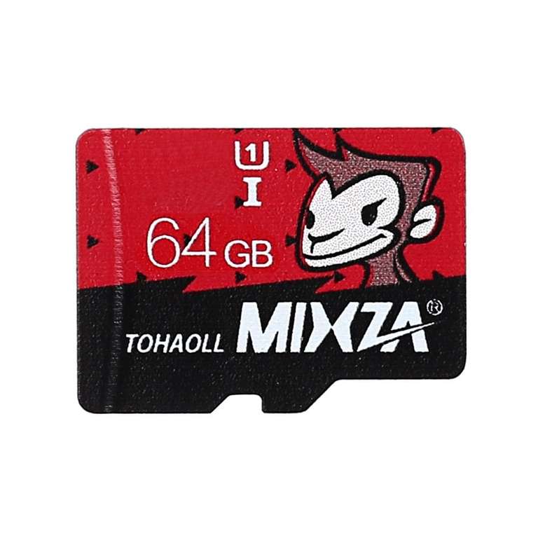 Micro SD MIXZA 64 Гб за $14