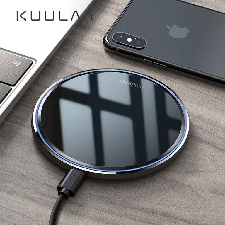 Беспроводное зарядное устройство KUULAA Qi 10 Вт за 4.94$