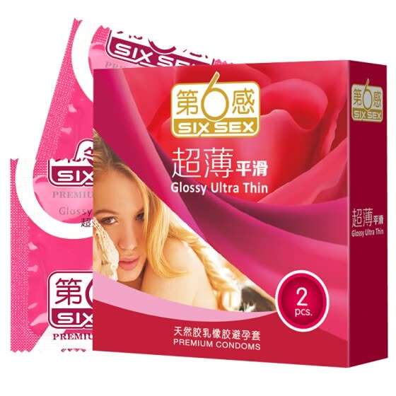Ультратонкие презервативы европейские размеры SIX SEX 2шт с ароматом ванили за 0,19$