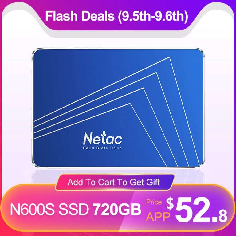 [05.09] SSD Netac 720gb N600S