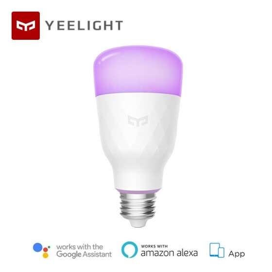 Умная лампа Xiaomi Yeelight Smart LED Bulb (color) за 12.99$