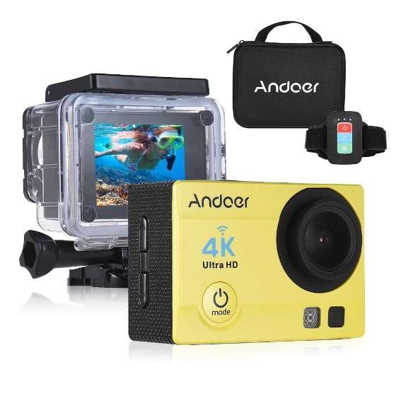 4К экшн камера Andoer Q3H-R за $24.9